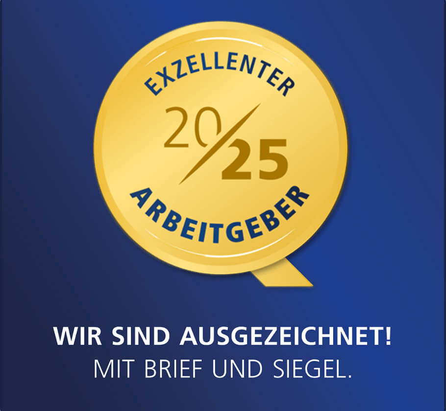 Exzellenter Arbeitgeber 2025 - Auszeichnung